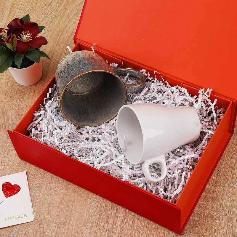 PLINJOY 5 Pcs Red Gift Box for Presents 10.8x7.5x3.5 Inches Magnetic Gift Boxes with Lid Luxury Gift Box for Rectangle Collapsible for Bridesmaid, Wedding, Birthday Gift Packging - Image 5